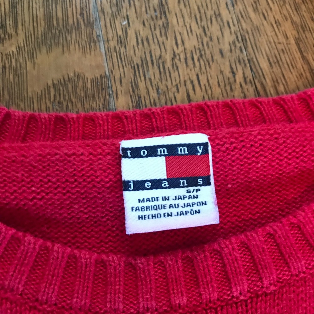 -SOLD-Vintage Tommy Hilfiger Flag Sweater - Picture 3 of 5